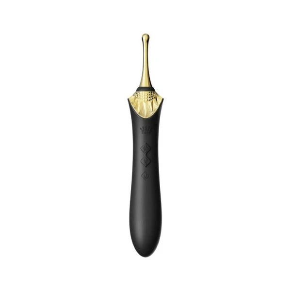 Zalo Bess 2 Clitoral Massager mit Heizfunktion und 4 Aufsätzen Schwarz