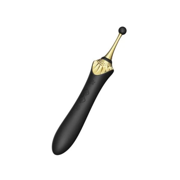 Zalo Bess 2 Clitoral Massager mit Heizfunktion und 4 Aufsätzen Schwarz