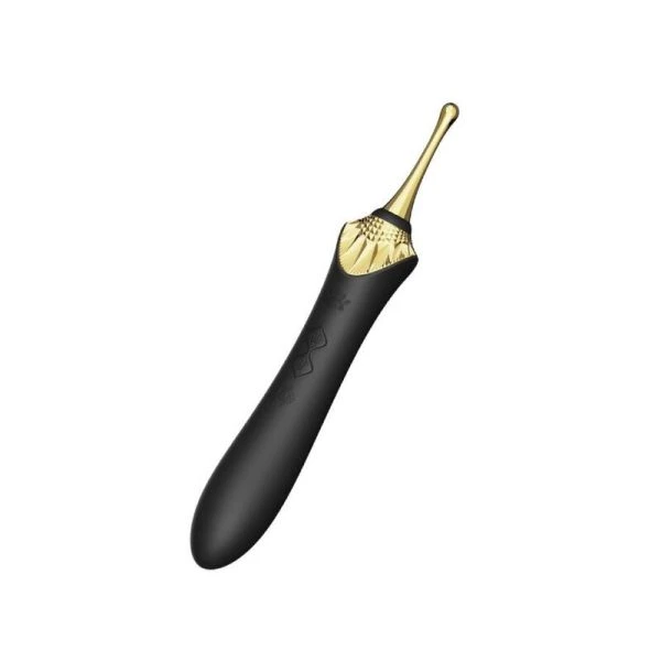Zalo Bess 2 Clitoral Massager mit Heizfunktion und 4 Aufsätzen Schwarz