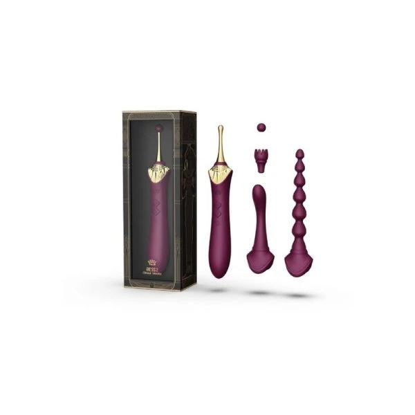 Zalo Bess 2 Klitorisvibrator mit Heizfunktion und 4 Aufsätzen