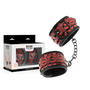 Begme Fetish Games RED Edition Premium Knöchel-Fußfesseln mit Neoprenfutter Begme Fetish Games RED Edition Premium Knöchel-Fußfesseln mit Neoprenfutter – Bild 2