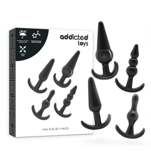 Addicted Toys Anale plugset met 4 plugs voor afwisselende stimulatie