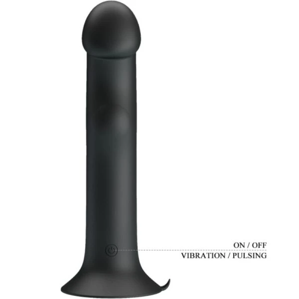 Pretty Love Murray Black Klitoriszuiger met vibrator en zuignap