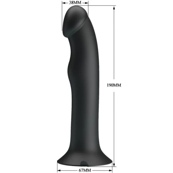 Pretty Love Murray Black Klitoriszuiger met vibrator en zuignap