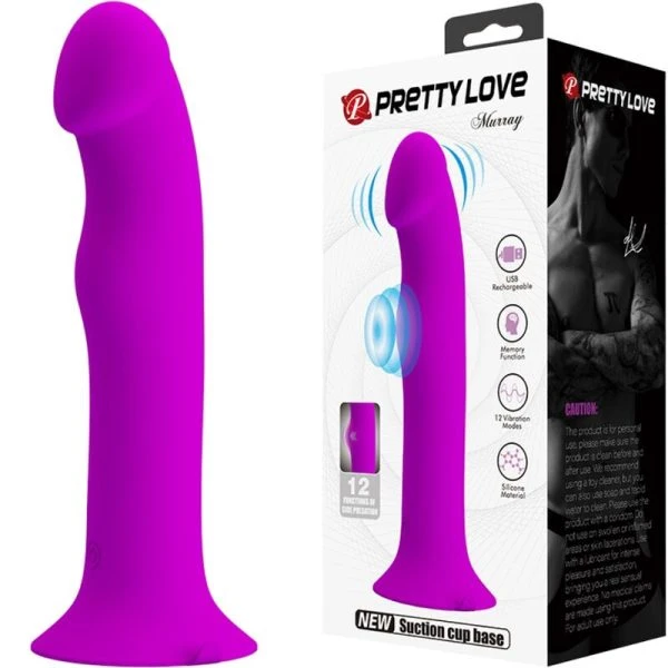 img_145107_68ae9a8ec701769d83160feefd830c6c_1.jpg Pretty Love Murray Vibrator en G-spot stimulator met zuignap, paars