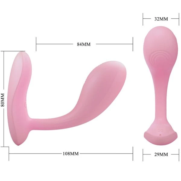 Pretty Love Baird G-Punt Vibrator met App-bediening, Roze