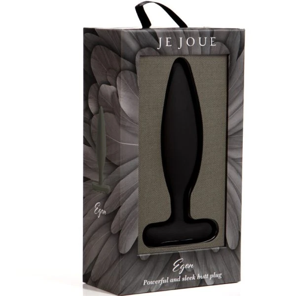 Je Joue Egon Plug Anaal Vibrator met Rumble-vibratie, Zwart Je Joue Egon Plug Anaal Vibrator met Rumble-vibratie, Zwart