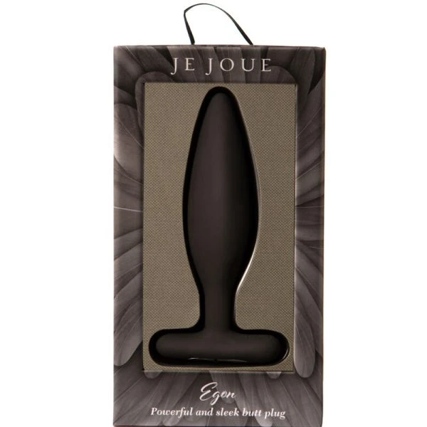 Je Joue Egon Plug Anaal Vibrator met Rumble-vibratie, Zwart Je Joue Egon Plug Anaal Vibrator met Rumble-vibratie, Zwart