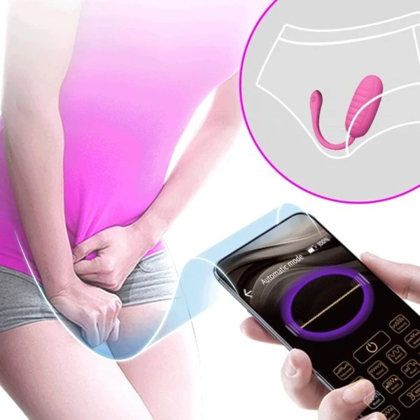 Pretty Love Catalina Pink Vibrator-ei met app-bediening