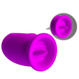 Pretty Love Daisy Dual EGG wiederaufladbarer Vibrator mit Leckfunktion Lila – Bild 4