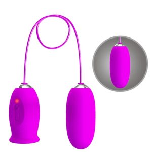 Pretty Love Daisy Dual EGG wiederaufladbarer Vibrator mit Leckfunktion Lila – Bild 5