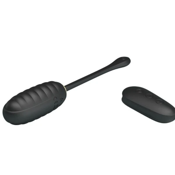 Pretty Love Doreen Vibratie-ei met afstandsbediening, zwart