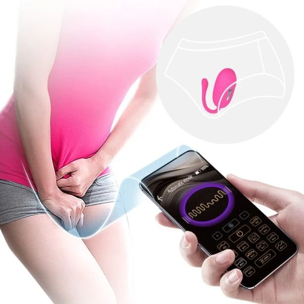 Pretty Love Doreen wiederaufladbares Vibro-Ei mit Fernbedienung, Magenta