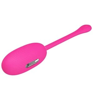 Pretty Love Doreen oplaadbaar vibro-ei met afstandsbediening, magenta