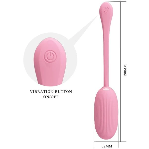 Pretty Love Doreen Pink Vibrations-Ei wiederaufladbar mit App-Steuerung Pretty Love Doreen Pink Vibrations-Ei wiederaufladbar mit App-Steuerung