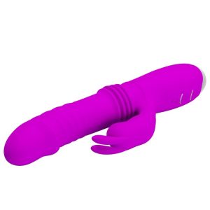 Pretty Love Dorothy Purple wiederaufladbarer Kaninchenvibrator mit Klitorisreizer, Violett Pretty Love Dorothy Purple wiederaufladbarer Kaninchenvibrator mit Klitorisreizer, Violett – Bild 5