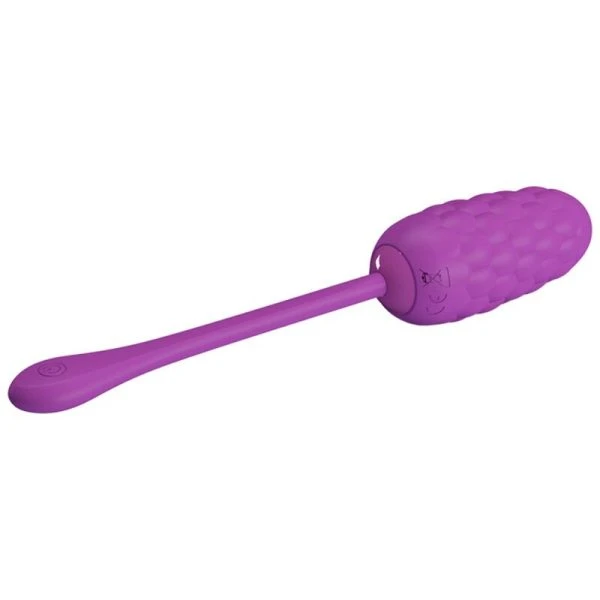Pretty Love Vibro-Ei met 12 functies, paars, oplaadbaar