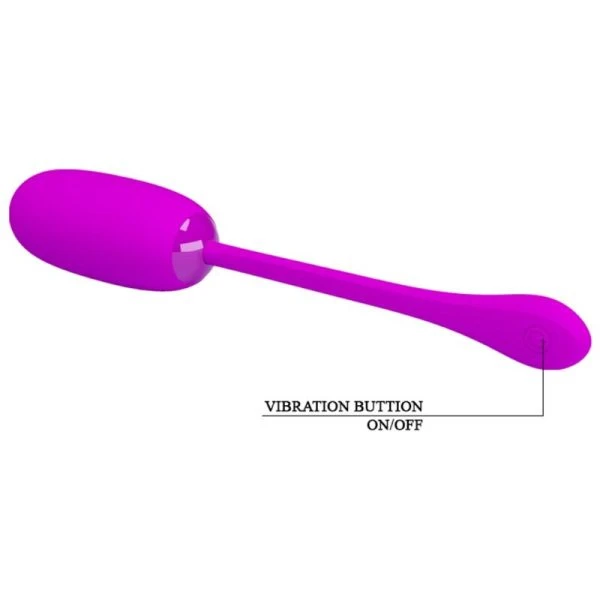 Pretty Love Julius vibratie-ei waterdicht USB oplaadbaar paars