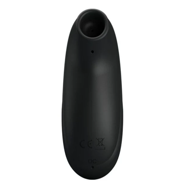 Pretty Love Opvangvibrator met zuigfunctie, oplaadbaar, zwart