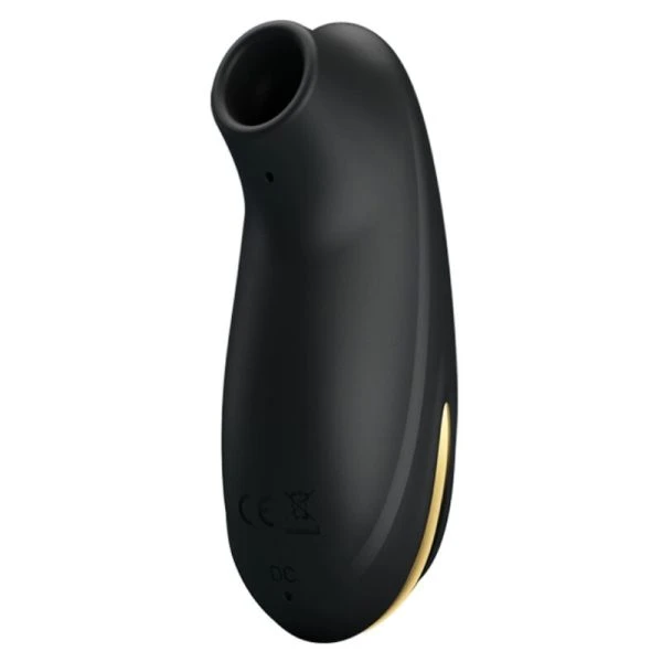 Pretty Love Opvangvibrator met zuigfunctie, oplaadbaar, zwart