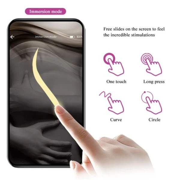 Pretty Love Elvira Pink oplaadbare vibrerende balletjes met app-bediening