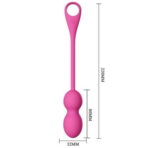Pretty Love Elvira Pink oplaadbare vibrerende balletjes met app-bediening Pretty Love Elvira Pink oplaadbare vibrerende balletjes met app-bediening - Afbeelding 5