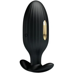 Pretty Love Anal Plug Jefferson with App Control and E-Stim, black