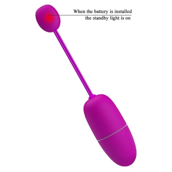 Pretty Love App-gesteuertes Vibro-Ei aus Silikon, lila