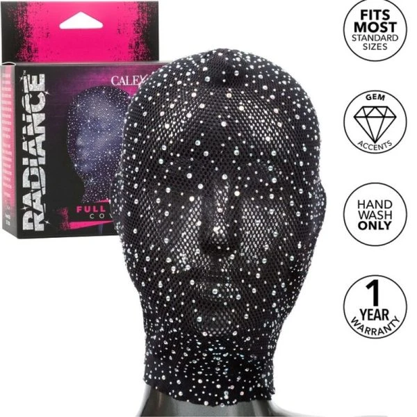 Calexotics Radiance Full Hood Cover met strass en korsetvetering