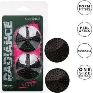 Calexotics Radiance runde Juwelen-Nippelabdeckungen, wiederverwendbar