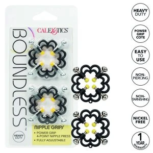 Calexotics Boundless Nipple Grips with 4-Point Screw Clamp