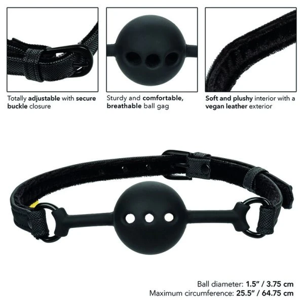 Calexotics Boundless Atmungsaktiver Ballknebel mit Schnallenverschluss