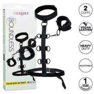 Calexotics Boundless Kragenkörperführung mit Handschellen und Fesselgurt Calexotics Boundless Kragenkörperführung mit Handschellen und Fesselgurt – Bild 1