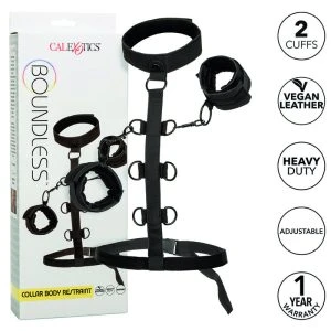 Calexotics Boundless Kraaglichaamsgeleider met Handboeien en Bindriem