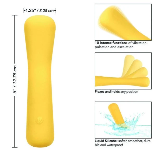 Calexotics Boundless Mini FlexiWand Vibrator met flexibele schacht Calexotics Boundless Mini FlexiWand Vibrator met flexibele schacht