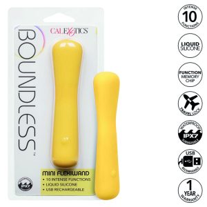 Calexotics Boundless Mini FlexiWand Vibrator met flexibele schacht Calexotics Boundless Mini FlexiWand Vibrator met flexibele schacht - Afbeelding 1