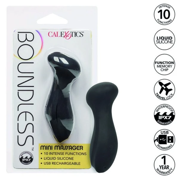 Calexotics Boundless Mini-Massager met 10 functies, siliconen