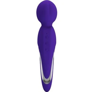 Pretty Love Walter Vibrator Wand made of silicone, purple