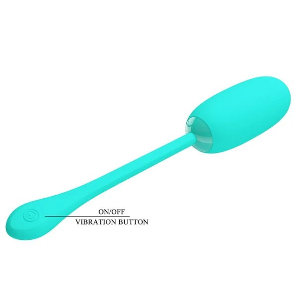 Pretty Love Vibrator-ei Julius waterdicht, oplaadbaar, aquagroen Pretty Love Vibrator-ei Julius waterdicht, oplaadbaar, aquagroen