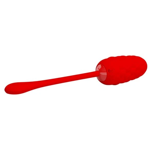 Pretty Love Vibro-Ei met 12 functies, rood, oplaadbaar