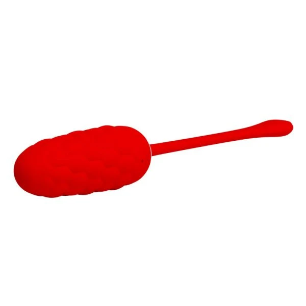 Pretty Love Vibro-Ei met 12 functies, rood, oplaadbaar