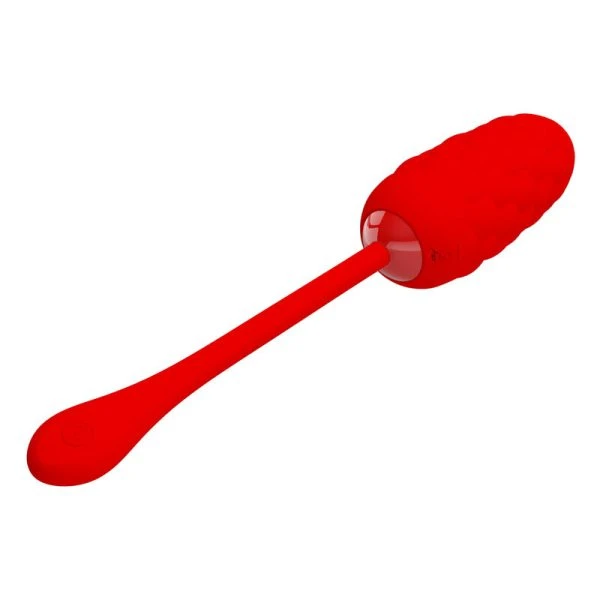 Pretty Love Vibro-Ei met 12 functies, rood, oplaadbaar