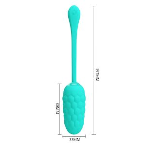 Pretty Love Vibro-Ei mit 12 Funktionen, wiederaufladbar, Aquagrün – Bild 7
