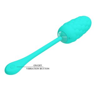 Pretty Love Vibro-Ei mit 12 Funktionen, wiederaufladbar, Aquagrün – Bild 8