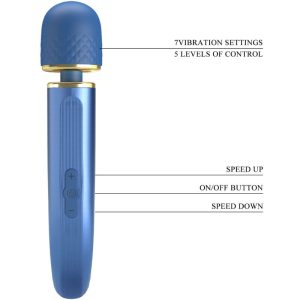 Pretty Love Massager met 7 vibratiemodi, blauw Pretty Love Massager met 7 vibratiemodi, blauw - Afbeelding 8
