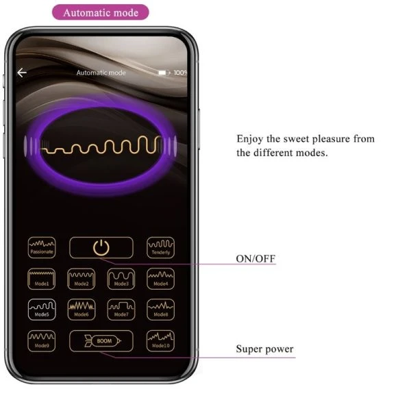Pretty Love Catalina Vibrator App-gesteuertes Liebesei Lila