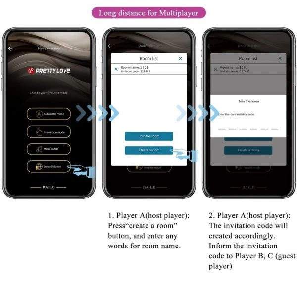 Pretty Love Catalina Vibrator App-gesteuertes Liebesei Lila