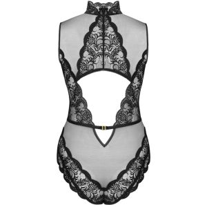 Livco Corsetti Fashion Body Sagen LC 90694 in Schwarz aus Mesh und Spitze Livco Corsetti Fashion Body Sagen LC 90694 in Schwarz aus Mesh und Spitze – Bild 6