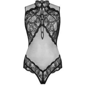 Livco Corsetti Fashion Body Sagen LC 90694 in Schwarz aus Mesh und Spitze Livco Corsetti Fashion Body Sagen LC 90694 in Schwarz aus Mesh und Spitze – Bild 5