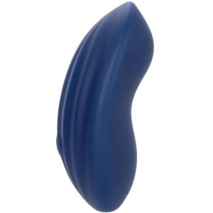 Calexotics Cashmere Velvet Curve Vibrator met ribbels, blauw Calexotics Cashmere Velvet Curve Vibrator met ribbels, blauw - Afbeelding 3